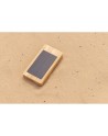 Bambusowy power bank 8000 mAh, ładowarka słoneczna