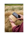 Bambusowy bezprzewodowy power bank 8000 mAh B`RIGHT, ładowarka bezprzewodowa 15W | Benson