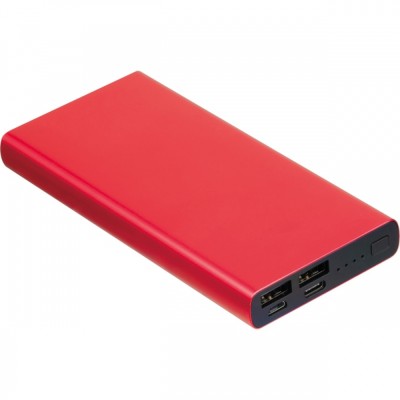 Power bank 10000 mAh z aluminium z recyklingu GIORGIA