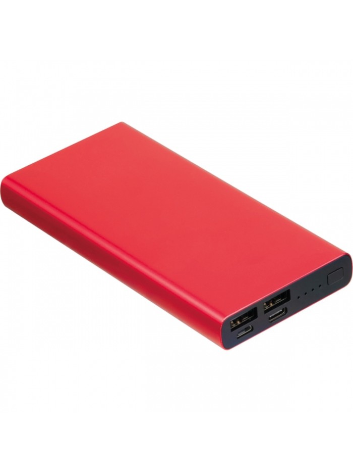 Power bank 10000 mAh z aluminium z recyklingu GIORGIA
