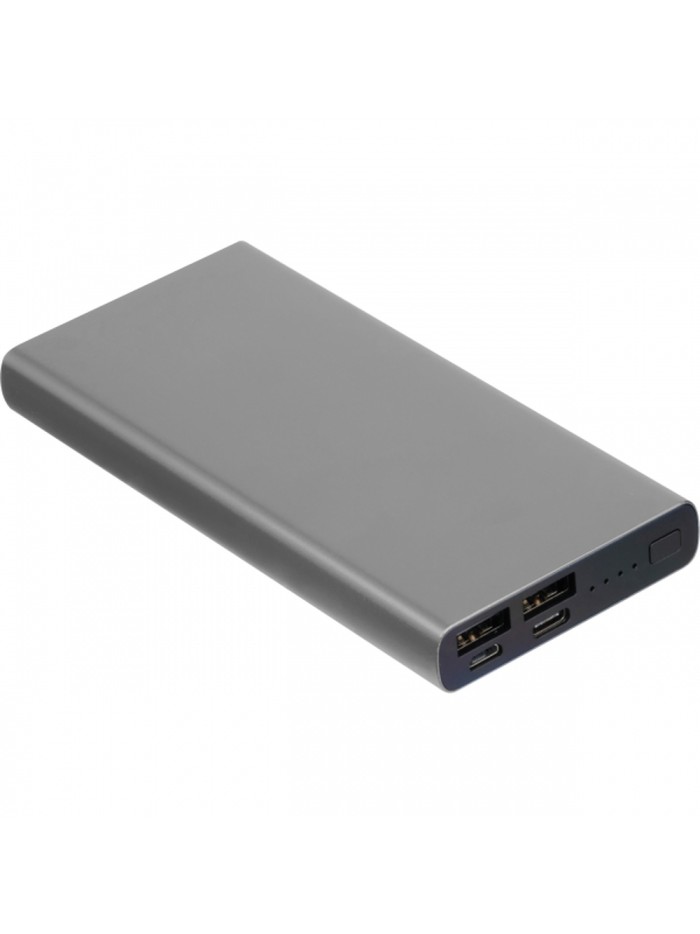 Power bank 10000 mAh z aluminium z recyklingu GIORGIA