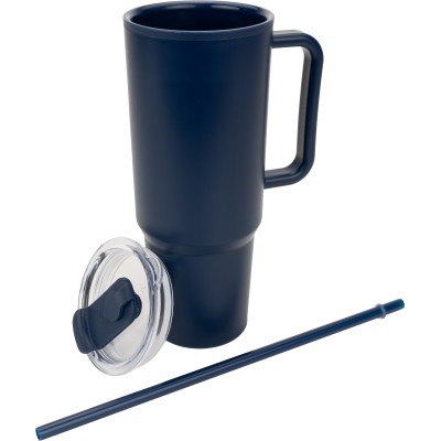 Kubek ze słomką XXL 1200 ml TEODORA