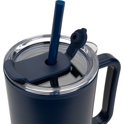 Kubek ze słomką XXL 1200 ml TEODORA