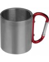 Kubek metalowy z karabińczykiem 200 ml ANGELICA