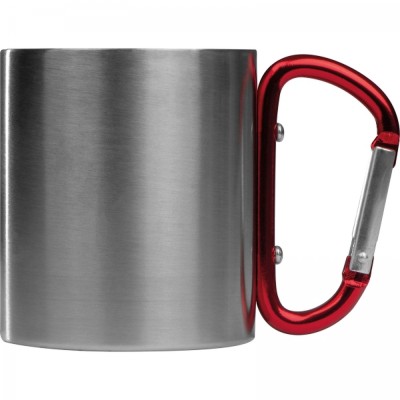 Kubek metalowy z karabińczykiem 200 ml ANGELICA