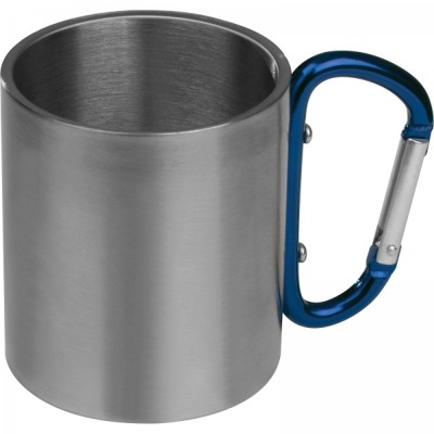 Kubek metalowy z karabińczykiem 200 ml ANGELICA
