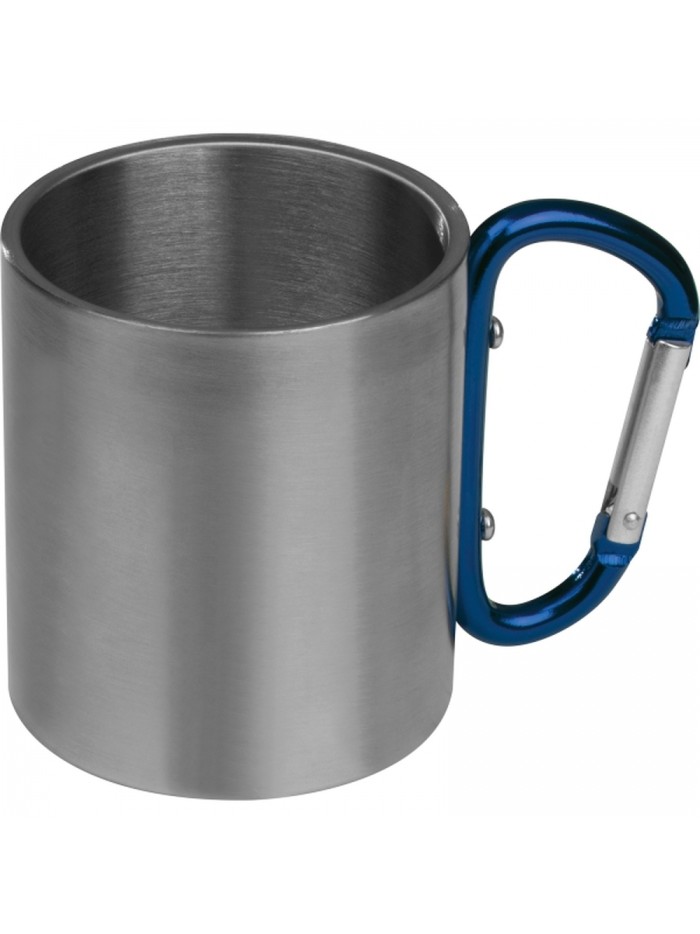 Kubek metalowy z karabińczykiem 200 ml ANGELICA