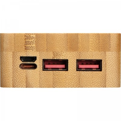 Power bank 20000 mAh bambusowy VALERIA