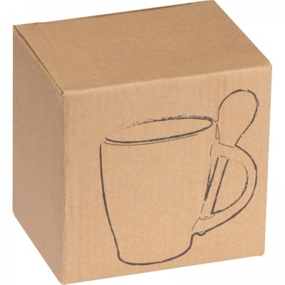 Kubek ceramiczny z łyżeczką 250 ml ARMANDO