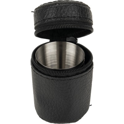 Zestaw piersiówka 266 ml, kieliszki 30 ml i lejek TAHAT Schwarzwolf