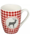 Zestaw 2 świątecznych kubków porcelanowych 300 ml ARMIN