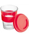 Kubek szklany z pokrywką 300 ml AMANDA