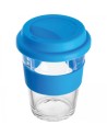 Kubek szklany z pokrywką 300 ml AMANDA