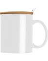 Kubek ceramiczny z łyżeczką 300 ml LOTHAR