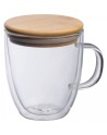 Kubek szklany z pokrywką 350 ml CECIL