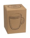 Kubek szklany z pokrywką 350 ml CECIL