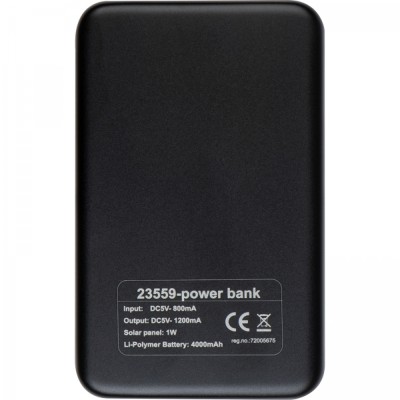Power bank 4000 mAh solarny LEONARD