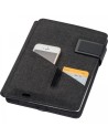 Folder A5 z notatnikiem w linie i power bankiem 4000 mAh FABIOLA