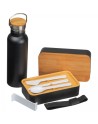 Zestaw lunch box ze sztućcami i butelka termiczna 500 ml STEPHAN