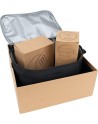 Zestaw lunch box, butelka 500 ml i torba termiczna BRIGITTE
