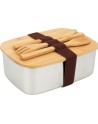 Zestaw lunch box, butelka 500 ml i torba termiczna BRIGITTE