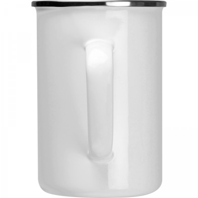 Kubek metalowy emaliowany 550 ml GENE