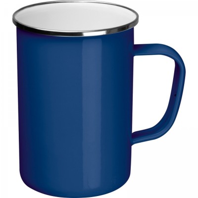 Kubek metalowy emaliowany 550 ml GENE