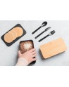 Lunch box ze sztućcami 600 ml SALVATORE
