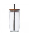 Szklanka z pokrywką i słomką 650 ml BENEDYKT