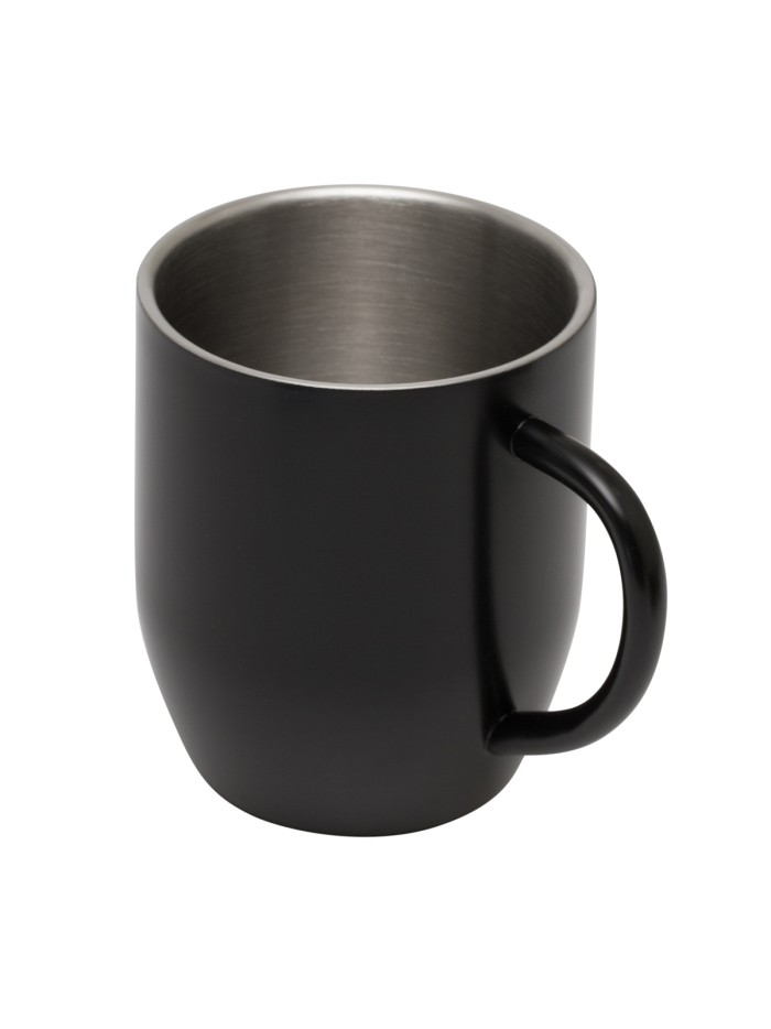 Kubek stalowy Night Goody 350 ml, czarny