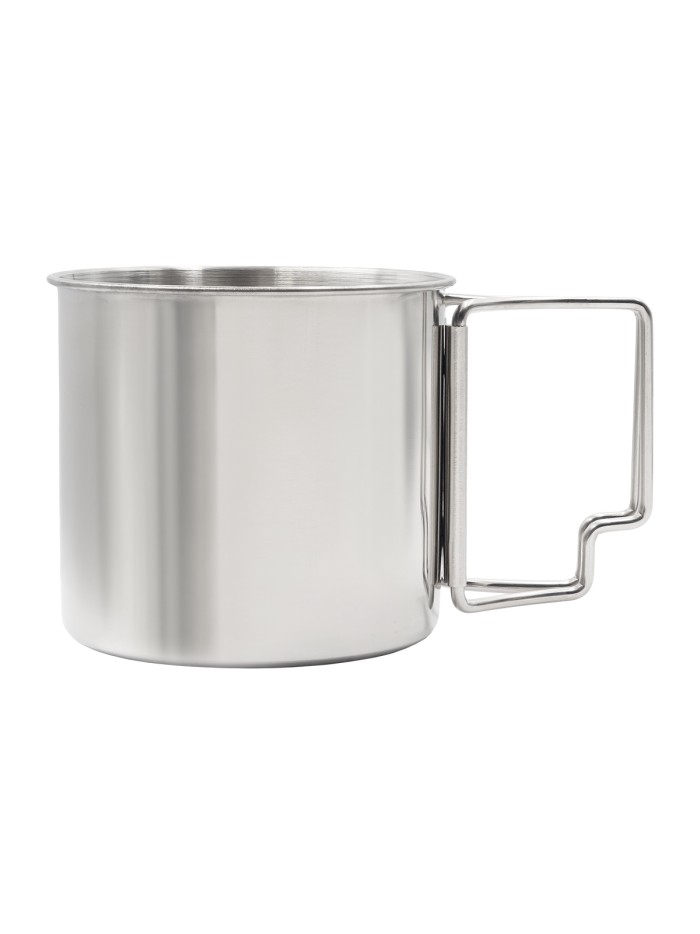 Kubek turystyczny 350 ml Pokhara, srebrny