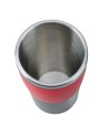 Kubek termiczny Resolute 380 ml, czerwony/srebrny