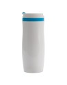 Kubek termiczny Viki 390 ml, czarny/biały