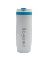 Kubek termiczny Viki 390 ml, czarny/biały