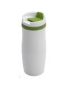 Kubek termiczny Viki 390 ml, czarny/biały
