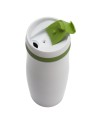 Kubek termiczny Viki 390 ml, czarny/biały