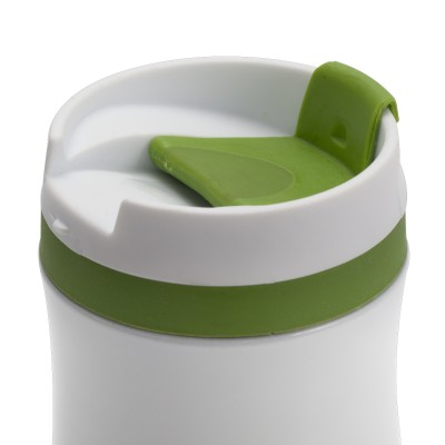 Kubek termiczny Viki 390 ml, czarny/biały