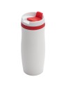 Kubek termiczny Viki 390 ml, czarny/biały