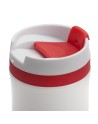Kubek termiczny Viki 390 ml, czarny/biały