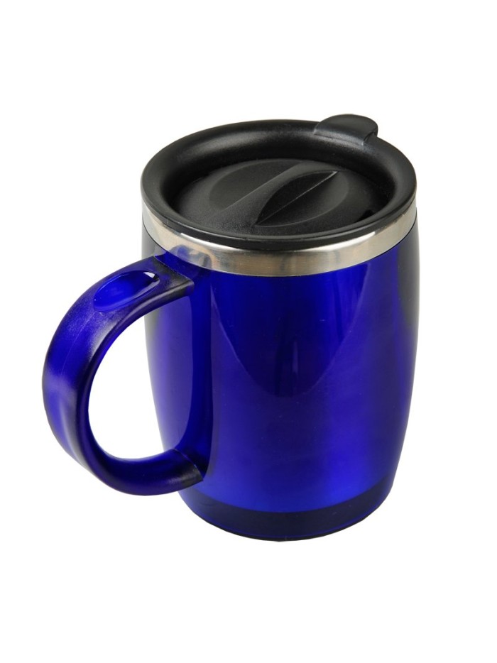 Kubek termiczny Barrel 400 ml, niebieski