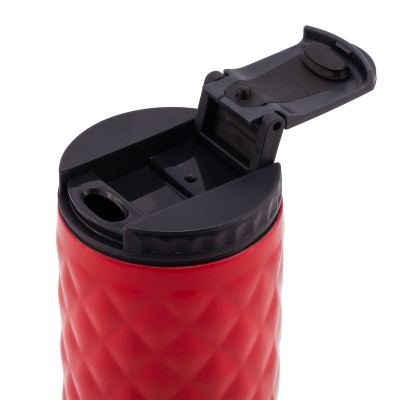 Kubek termiczny Dawson 450 ml, czerwony