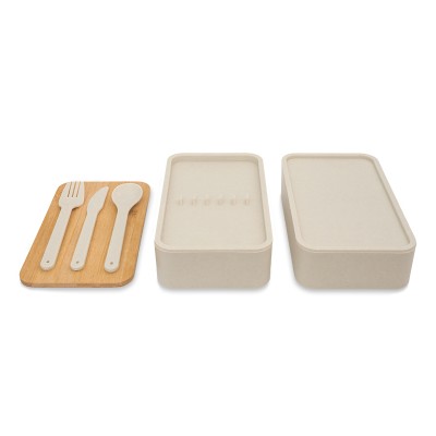 Victor lunch box podwójny 1000 ml, beżowy