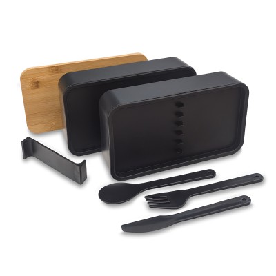 Victor lunch box podwójny 1000 ml, beżowy