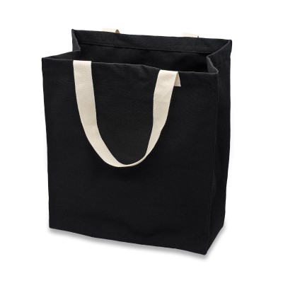 Torba z bawełny 340 g/m2 Lisburn, czarny