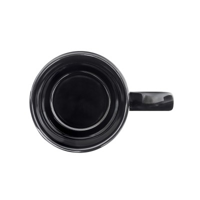 Kubek ceramiczny Pery 480 ml, czarny