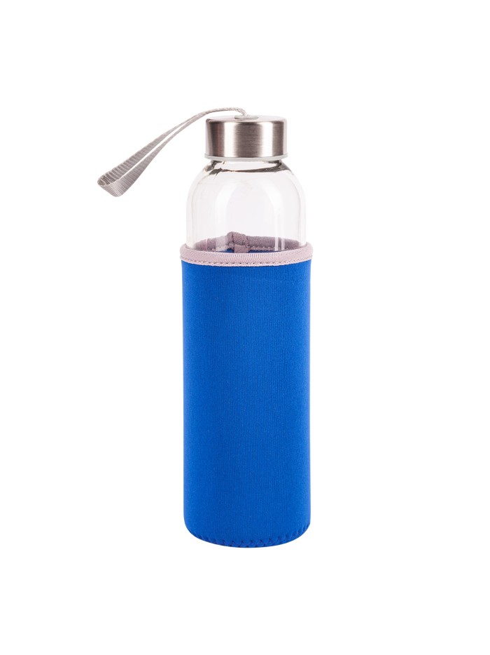 Szklana butelka Vim 500 ml, niebieski