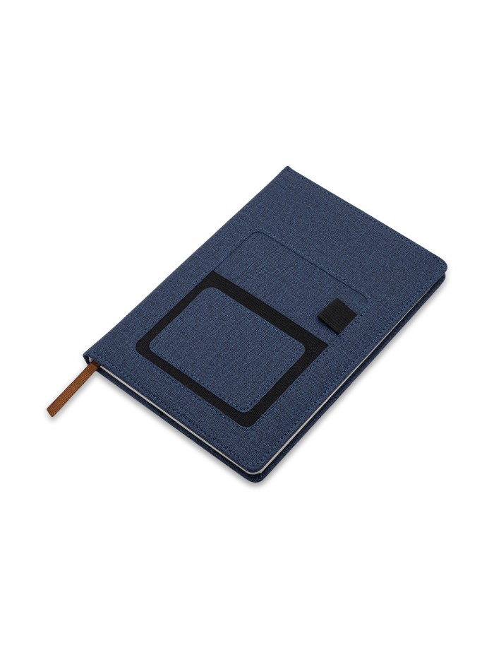 Notes z kieszonką na telefon Irun, szary