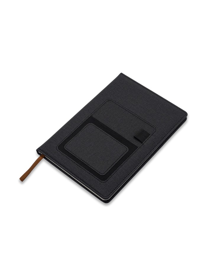 Notes z kieszonką na telefon Irun, szary
