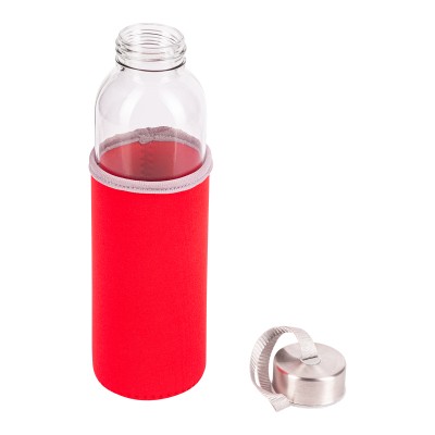 Szklana butelka Vim 500 ml, niebieski