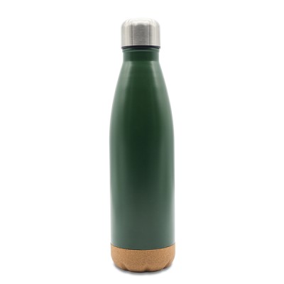 Butelka termiczna z korkowym spodem Jowi 500 ml, granatowy
